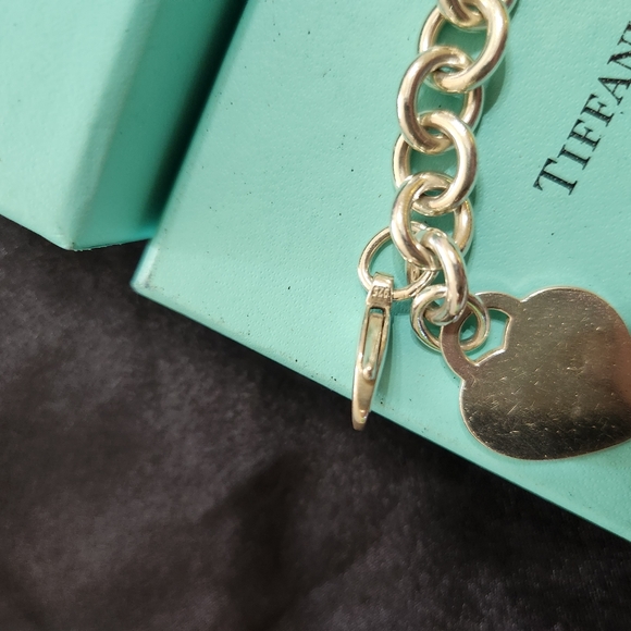 Heart Tag Bracelet in 925 Sterling Silver - Picture 2 of 4